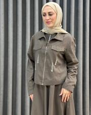 etoube 5209 missemramiss minella keten ceket elbise takım 2