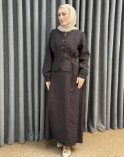 kahve 26y 2036 nuss elbise
