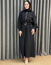 siyah 5161 missemramiss chıoline elbise
