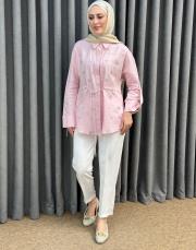 pembe 5265 missemramiss stella veil gömlek 2