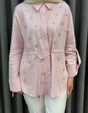 pembe 5265 missemramiss stella veil gömlek 3
