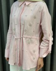 pembe 5265 missemramiss stella veil gömlek 5