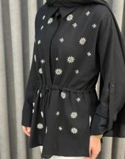 siyah 5265 missemramiss stella veil gömlek 4
