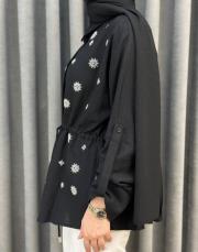 siyah 5265 missemramiss stella veil gömlek 6