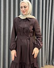 kahve 26y 2040 nuss elbise 2