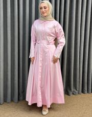 pembe 5158 missemramiss perla cotton elbise