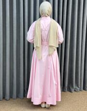 pembe 5158 missemramiss perla cotton elbise 7
