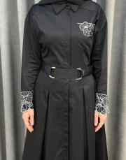 siyah 5158 missemramiss perla cotton elbise 4