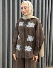 kahve 5142 missemramiss linea ricamota takım 2