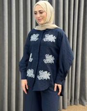 lacivert 5142 missemramiss linea ricamota takım 2