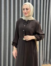 kahve 5309 missemramiss sena calm elbise 2