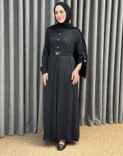 siyah 5309 missemramiss sena calm elbise