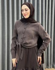 kahve 5136 missemramiss orea gömlek takım 2