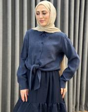 lacivert 5136 missemramiss orea gömlek takım 2