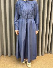 denim 5210 missemramiss ivory flom dress 3