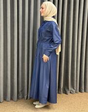 denim 5210 missemramiss ivory flom dress 5