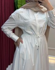 ekru 5210 missemramiss ivory flom dress 3