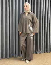 etoube 5211 missemramiss linen nakışlı takım