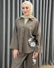 etoube 5211 missemramiss linen nakışlı takım 2