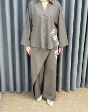 etoube 5211 missemramiss linen nakışlı takım 3
