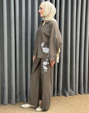 etoube 5211 missemramiss linen nakışlı takım 4