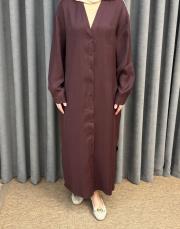 bordo 5369 missemramiss nakışlı gömlek elbise 6