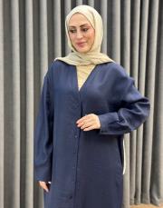 lacivert 5369 missemramiss nakışlı gömlek elbise 3