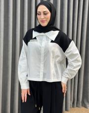 ekru siyah 5213 missemramiss mono chic takım 2