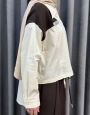 krem kahve 5213 missemramiss mono chic takım 5
