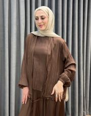 kahve 3082 qashe üçlü takım 2
