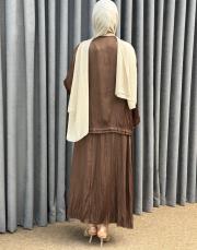 kahve 3082 qashe üçlü takım 3