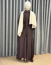kahve 5021 qashe elbise 6