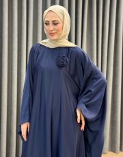 lacivert 5021 qashe elbise 2