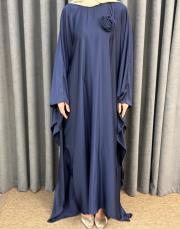 lacivert 5021 qashe elbise 4