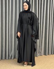 siyah 5021 qashe elbise