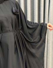 siyah 5021 qashe elbise 5