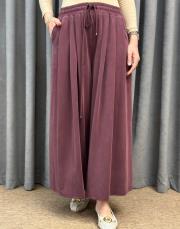 bordo sz 5664 sentez pileli pantolon