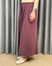 bordo sz 5664 sentez pileli pantolon 3