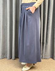 lacivert sz 5664 sentez pileli pantolon 3