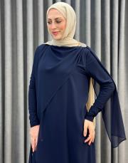 lacivert 3126 qashe şifonlu tulum 2