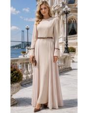 bej 3300 white corner abiye elbise