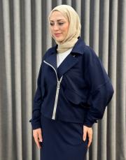 lacivert 4309-4351 missemramiss biker etekli takım 2