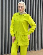 asit sarı 4486 missemramiss kol jakarlı safari takım 2
