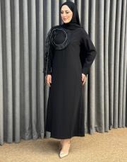 siyah 4325 misemramiss stile elbise
