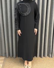 siyah 4325 misemramiss stile elbise 3
