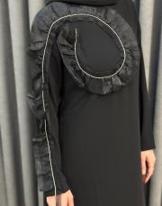 siyah 4325 misemramiss stile elbise 5