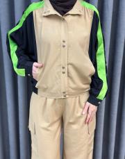 camel 4313 missemariss tencel bomber ceket 4
