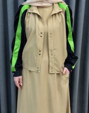 camel 4313 missemariss tencel bomber ceket elbise takım 7