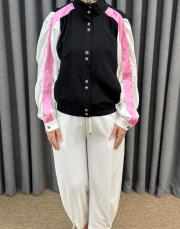 siyah 4313 missemariss tencel bomber ceket 3
