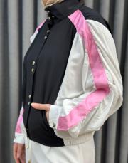 siyah 4313 missemariss tencel bomber ceket 5